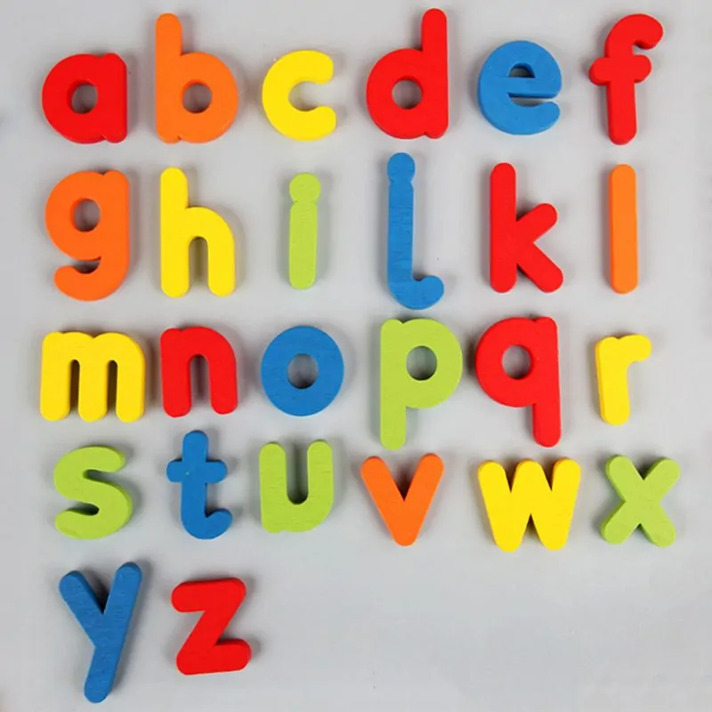 1 Set Wooden Number Alphabet Learning Cards - Image 5