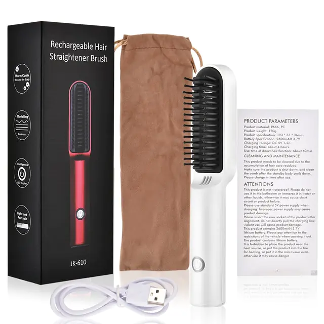 Ceramic Electric Hair Brush - Image 7