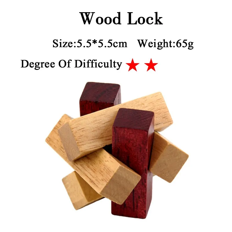 IQ 3D Wooden Brain Teaser Game - Image 23