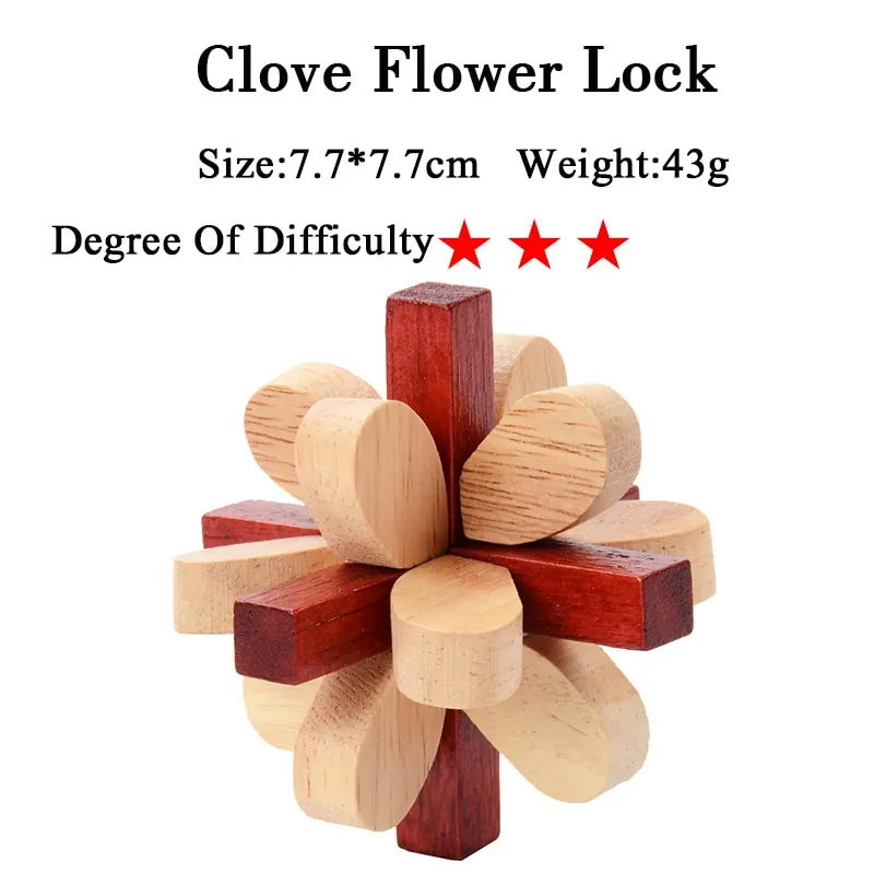 IQ 3D Wooden Brain Teaser Game - Image 48