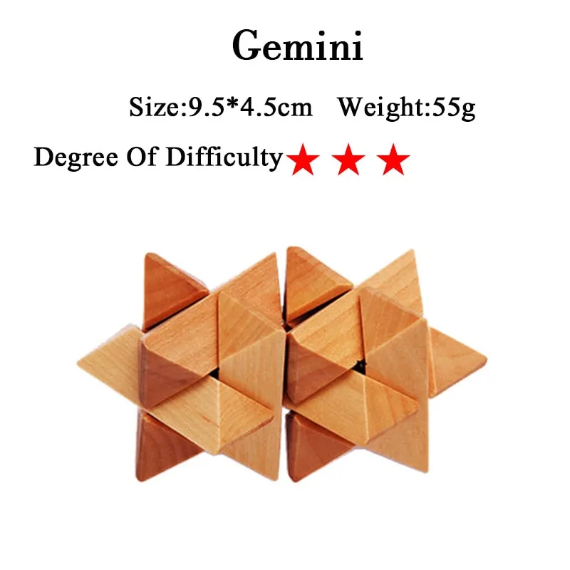 IQ 3D Wooden Brain Teaser Game - Image 51