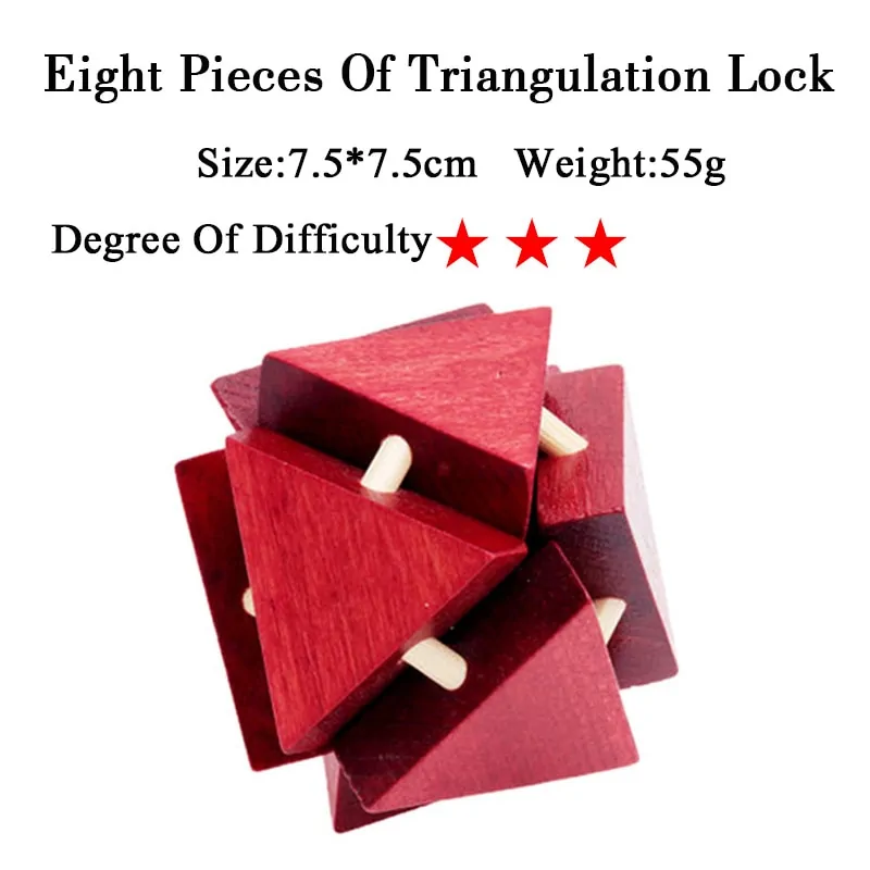 IQ 3D Wooden Brain Teaser Game - Image 52