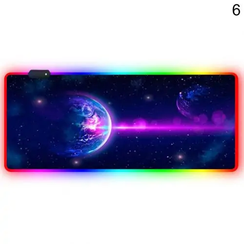 Luminous RGB LED Lights Desktop Gaming Mouse Pad - Image 13