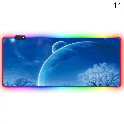 Luminous RGB LED Lights Desktop Gaming Mouse Pad - Image 15