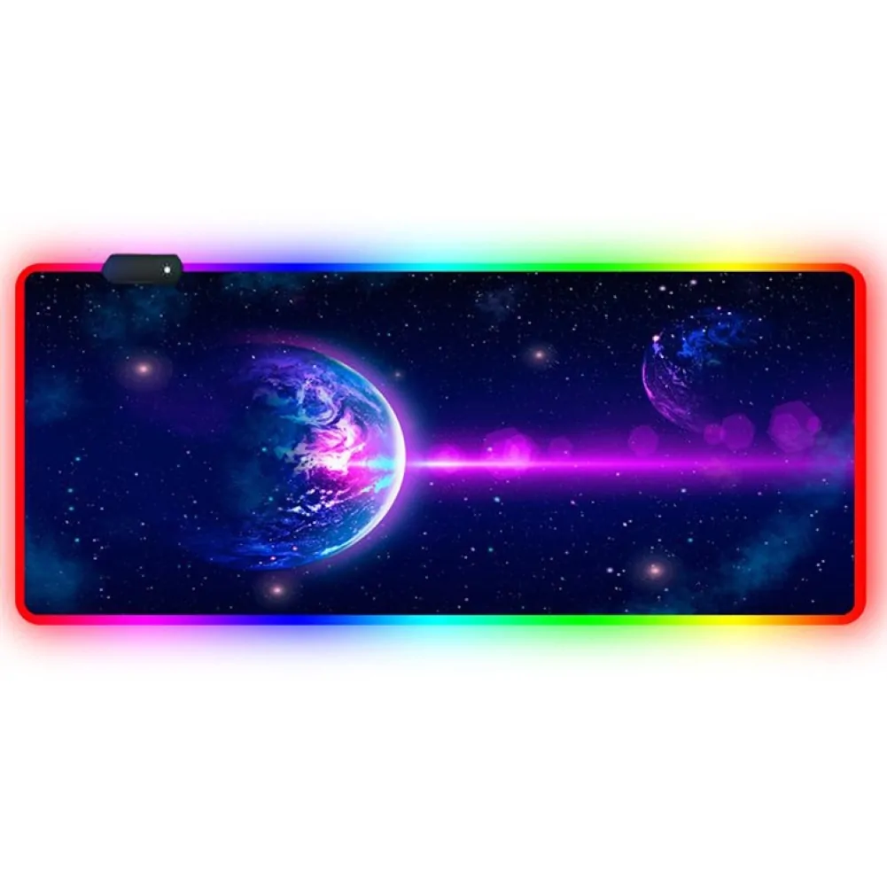 Luminous RGB LED Lights Desktop Gaming Mouse Pad - Image 5