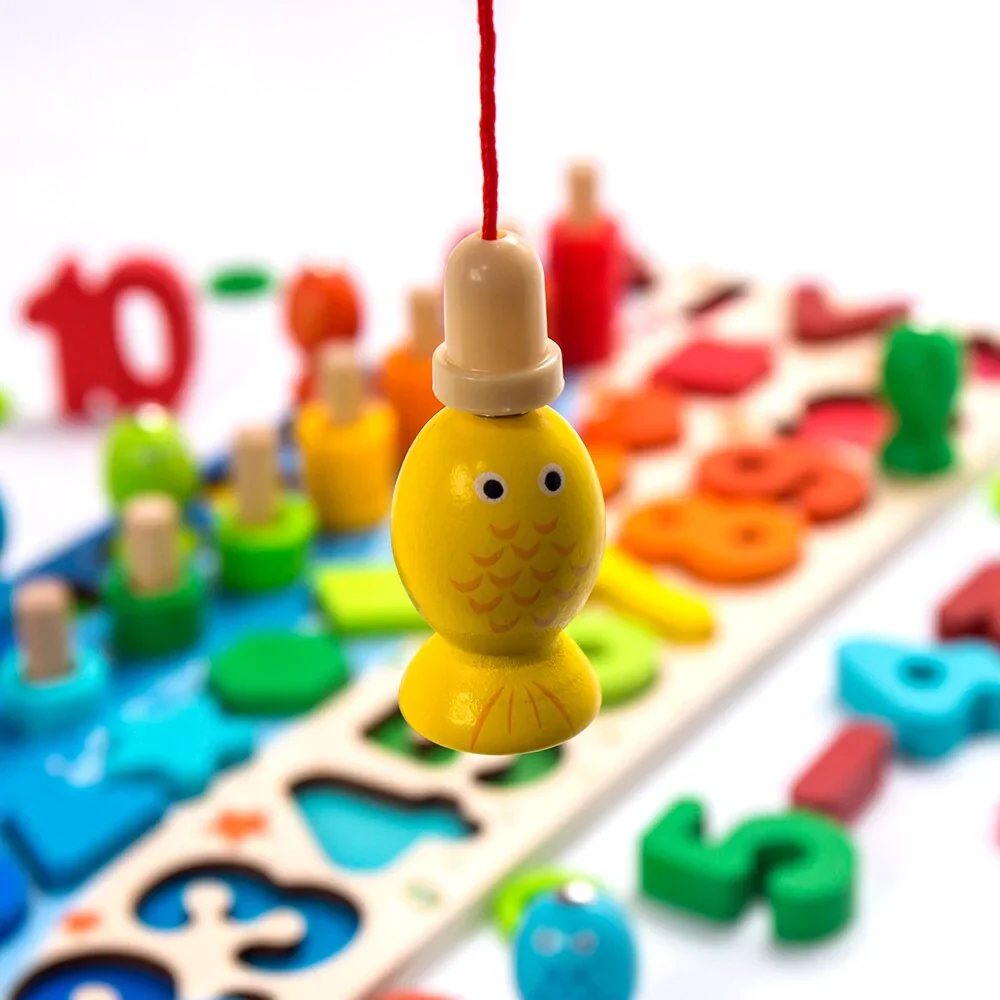 Montessori Wooden Geometric Puzzle for Kids - Image 4