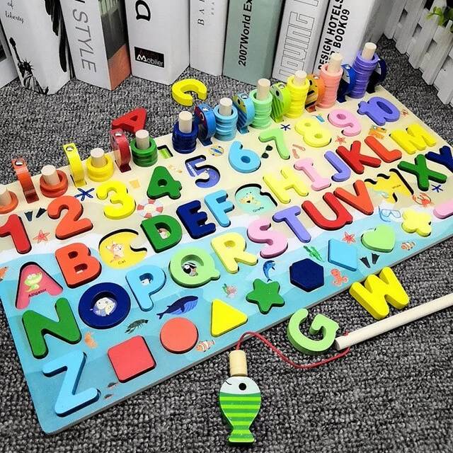 Montessori Wooden Geometric Puzzle for Kids - Image 6