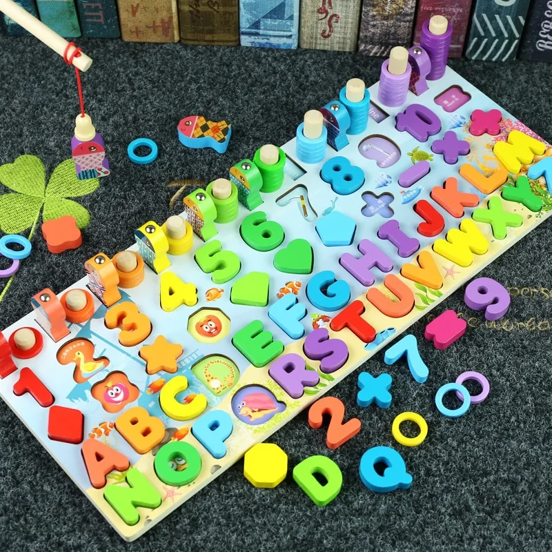 Montessori Wooden Geometric Puzzle for Kids - Image 7
