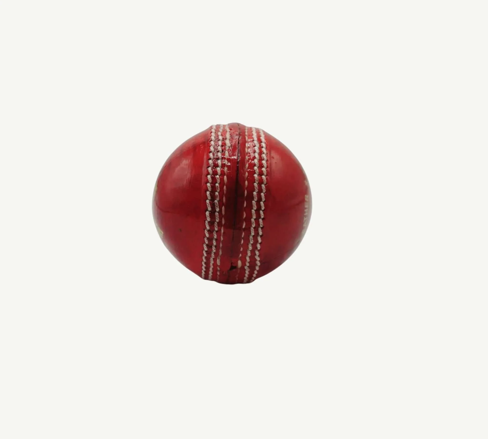 SS Syndicate- Leather Cricket Ball Red Color - Image 3